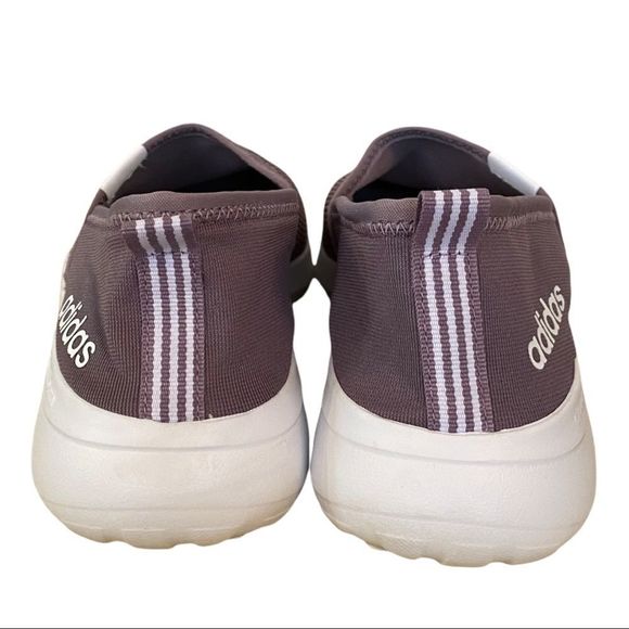 adidas Lite Racer Slip On Womens Sneakers Shoes Casual size 9 NWT PURPLE - Picture 4 of 7